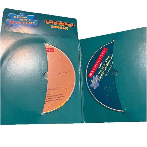 A Jigsaw Jones Mystery Listen & Read Boxed Set Mummy Ghost 2 Books 2 CDs Chapter - Picture 4 of 7